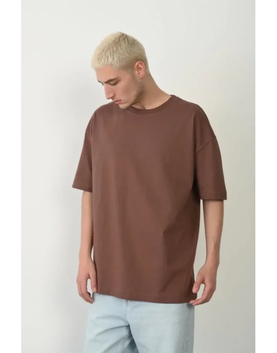 Unisex Basic Bisiklet Yaka Oversize Thirt  ürdüm