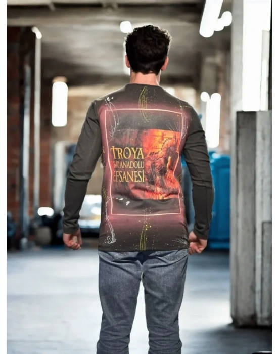 Unisex Bisiklet Yaka Uzun Kollu Thirt  iyah