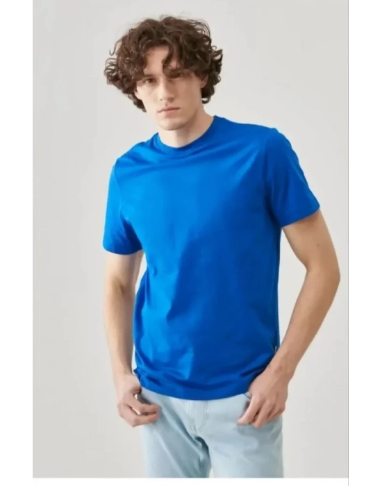 Unisex Düz Biskilet Yaka Oversize Tshirt  avi