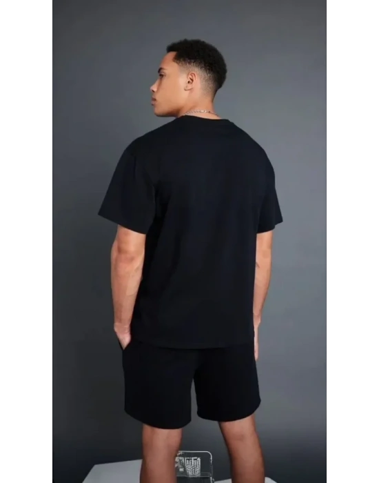 Unisex Düz Şortlu Takım  iyah