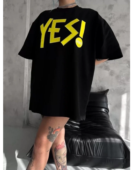 Unisex Nakış İşlemeli Thirt  iyah