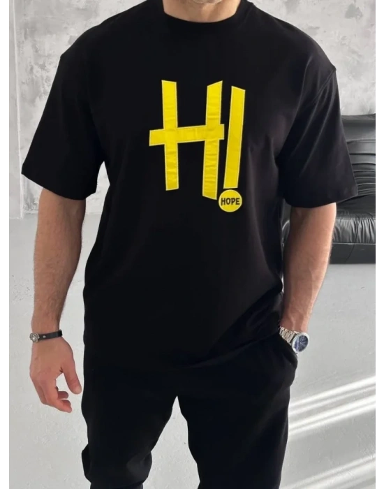 Unisex Nakış İşlemeli Thirt  iyah