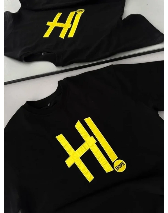 Unisex Nakış İşlemeli Thirt  iyah