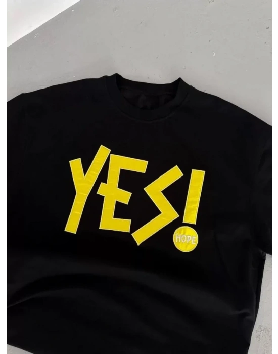 Unisex Nakış İşlemeli Thirt  iyah