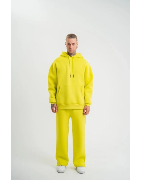 Unisex Uzun Kol Kapşonlu Eşofman Takım  arı