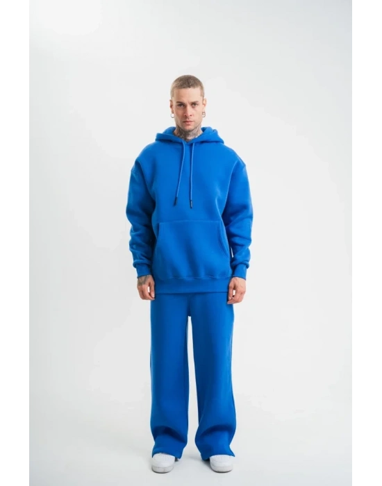 Unisex Uzun Kol Kapşonlu Eşofman Takım  avi