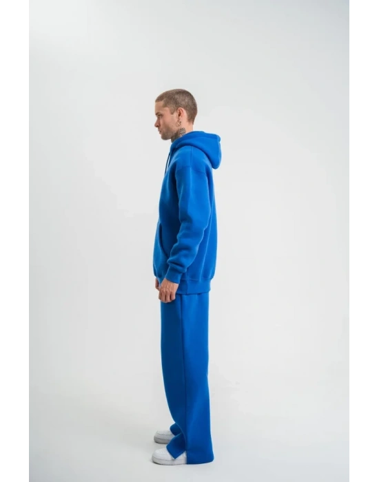 Unisex Uzun Kol Kapşonlu Eşofman Takım  avi