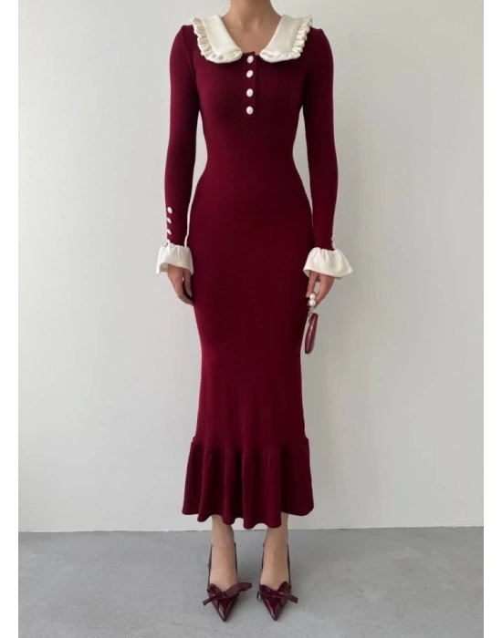 Sura Bebe Yaka Elbise