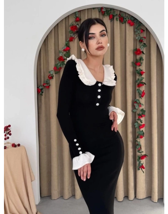 ura Bebe Yaka Elbise