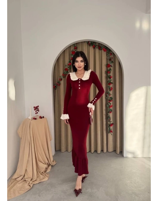 Sura Bebe Yaka Elbise