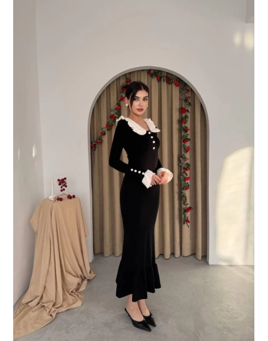 ura Bebe Yaka Elbise