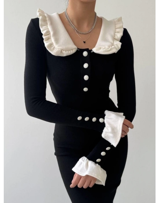 ura Bebe Yaka Elbise