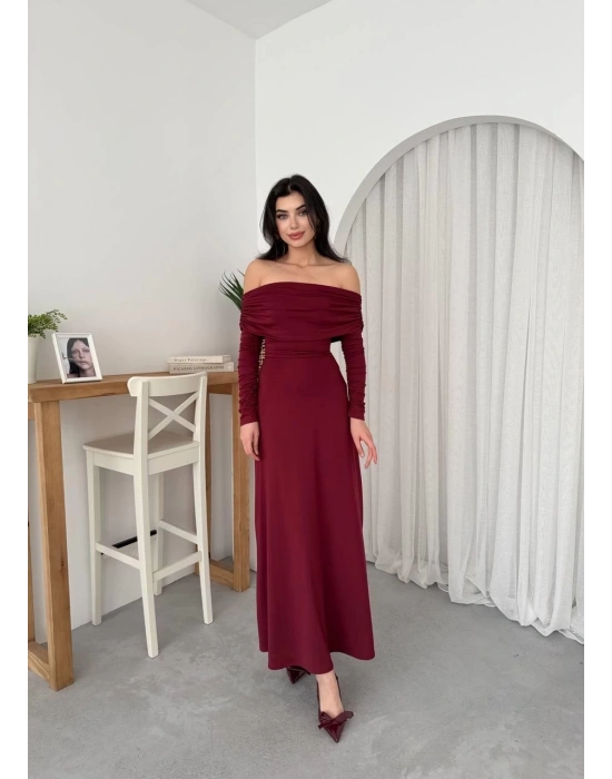 Uras Straplez Elbise