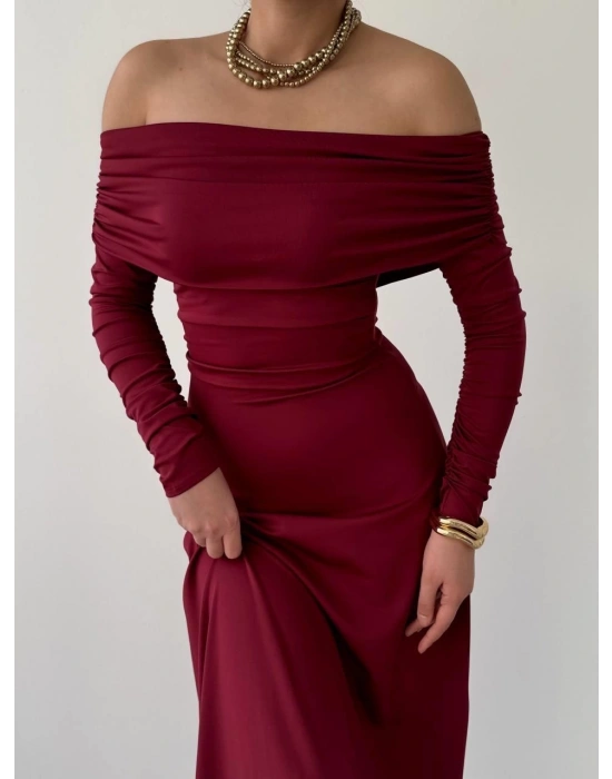 Uras Straplez Elbise