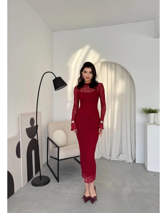 Vedo Çiçek Detaylı Elbise