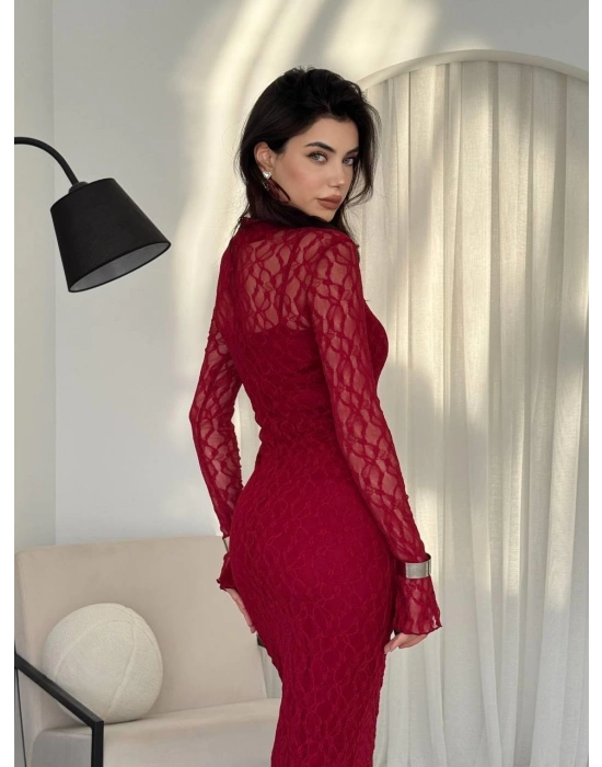 Vedo Çiçek Detaylı Elbise