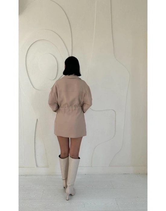 Vizon Çıtçıtlı Tünelli Gömlek