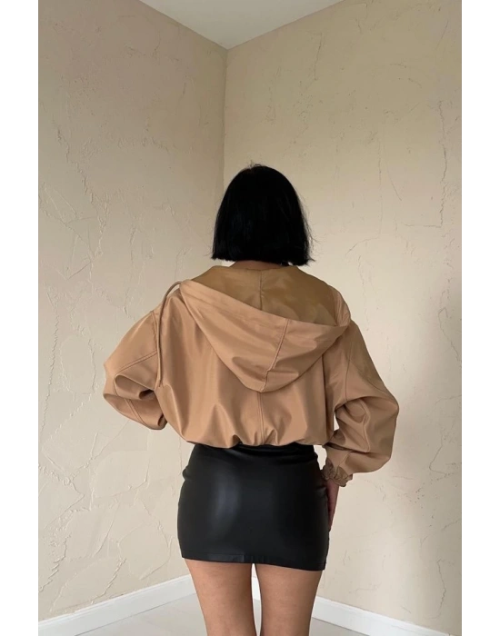 Vizon Kısa Fermuarlı Bomber Ceket