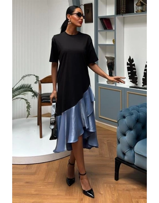 Volanlı üprem Elbise 2864