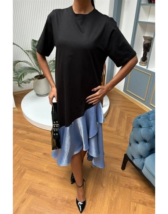 Volanlı üprem Elbise 2864