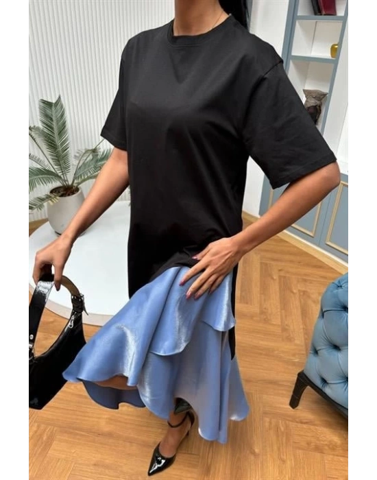 Volanlı üprem Elbise 2864