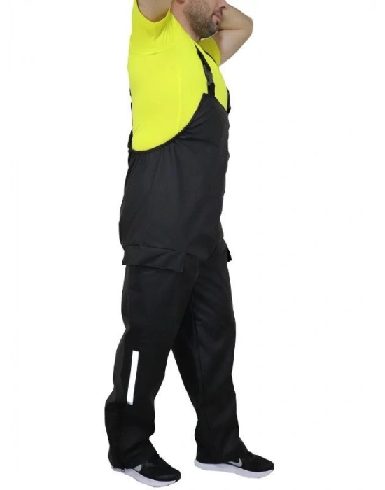 Yağmurluk Takım (Bahçıvan Tipi Askılı Pantolon Ve ont)  iyah