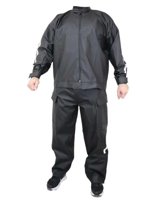 Yağmurluk Takım (Bahçıvan Tipi Askılı Pantolon Ve ont)  iyah