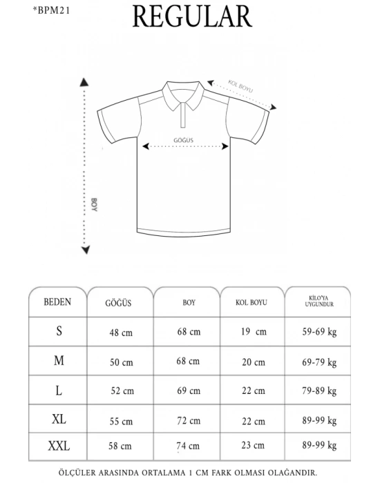 Yakası Düğmeli Yakalı Pike Baskılı Thirt  Beyaz