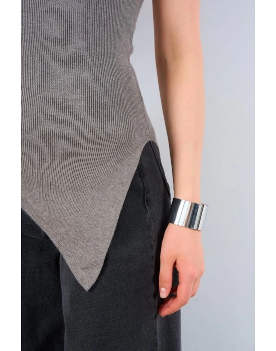 Yanı Uzun Atlet  Orta Gri