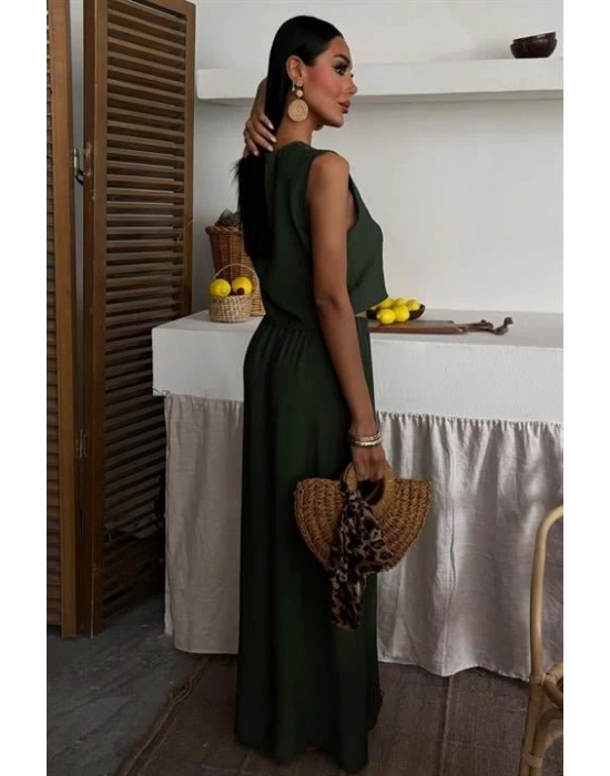 Yelek Önden Bağlamalı Uzun Etekli Takım 10192