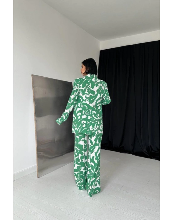 Yeşil Ceket Ve Pantolon Takım