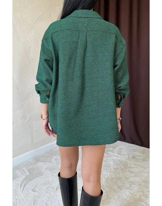 Yeşil Işıltılı Gömlek