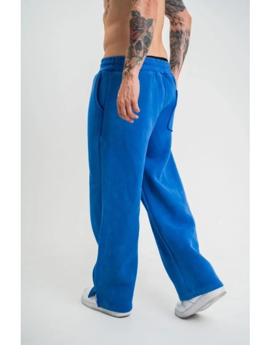 Yırtmaç Detaylı Boru Paça Baggy Eşofman Pantolon avi