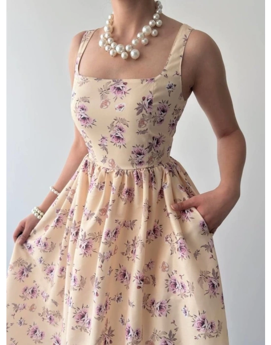 Yoa Cep Detaylı Elbise