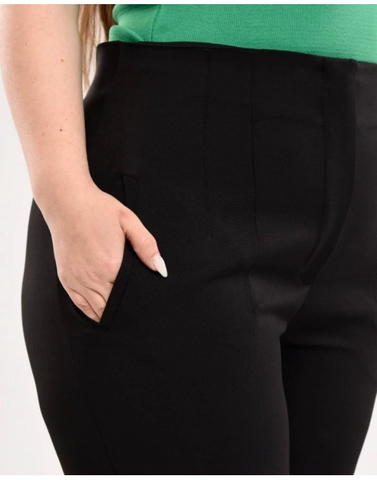 Yüksek Bel Battal Pantolon