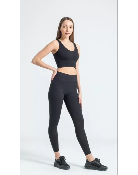 Yüksek Bel Fitilli Tayt  iyah