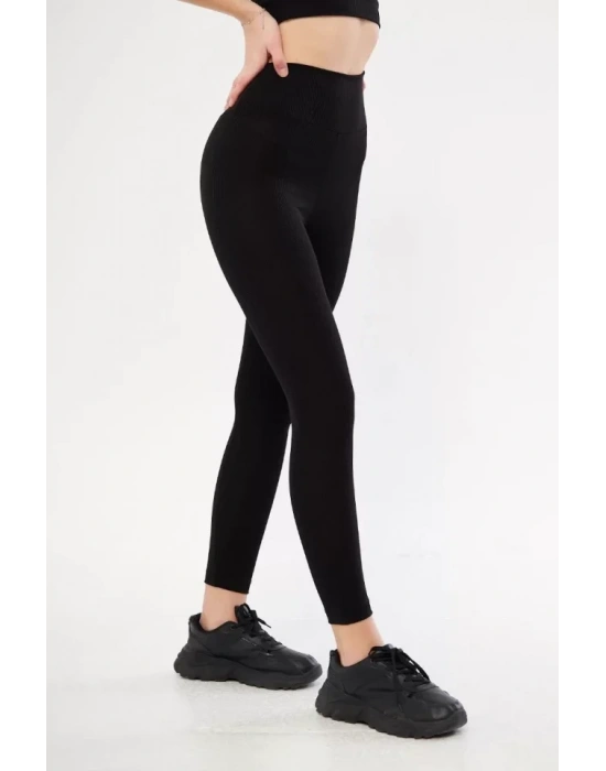 Yüksek Bel Fitilli Tayt  iyah