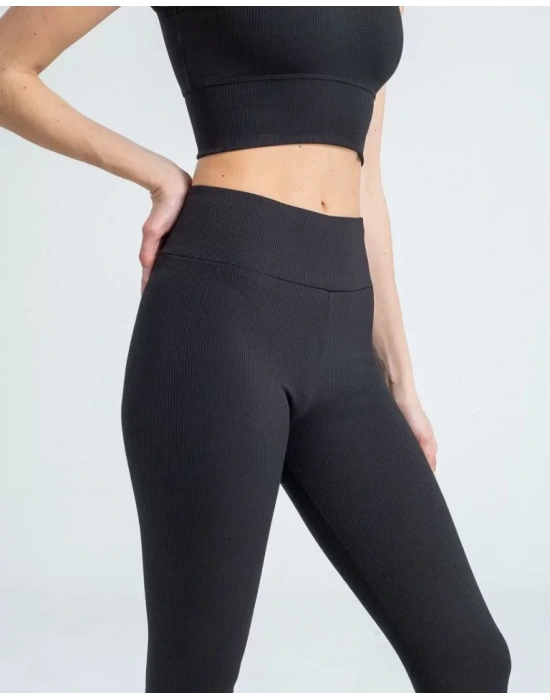 Yüksek Bel Fitilli Tayt  iyah