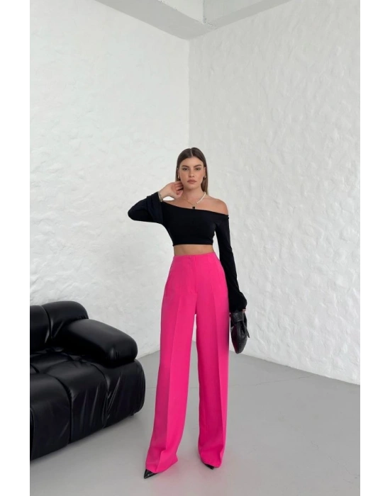 Yüksek Bel Pensli̇ Palazzo Pantolon