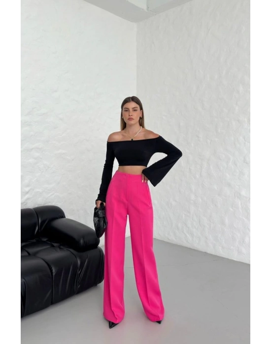 Yüksek Bel Pensli̇ Palazzo Pantolon