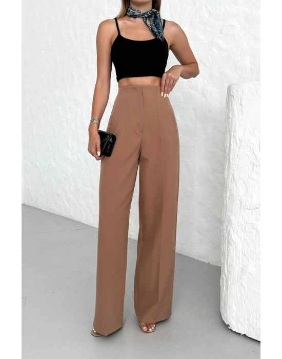 Yüksek Bel Pensli̇ Palazzo Pantolon