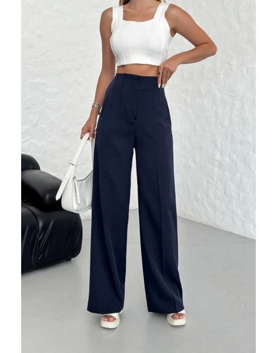 Yüksek Bel Pensli̇ Palazzo Pantolon