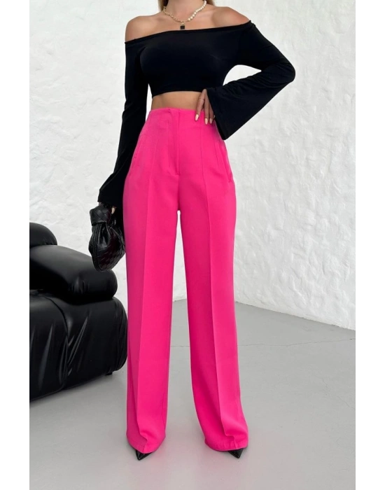 Yüksek Bel Pensli̇ Palazzo Pantolon