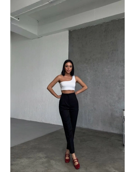 Yüksek Bel Pensli̇ Pantolon