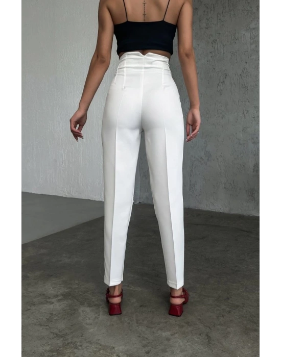 Yüksek Bel Pensli̇ Pantolon