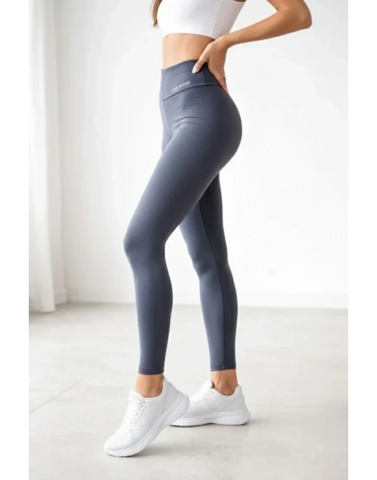 Yüksek Bel Toparlayıcı ikralı Dalgıç por Tayt Esnek Rahat Kalıp  Füme