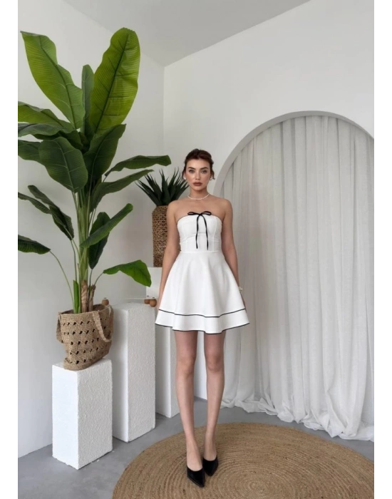 Yuna Straplez Elbise