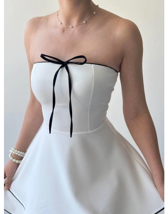 Yuna Straplez Elbise