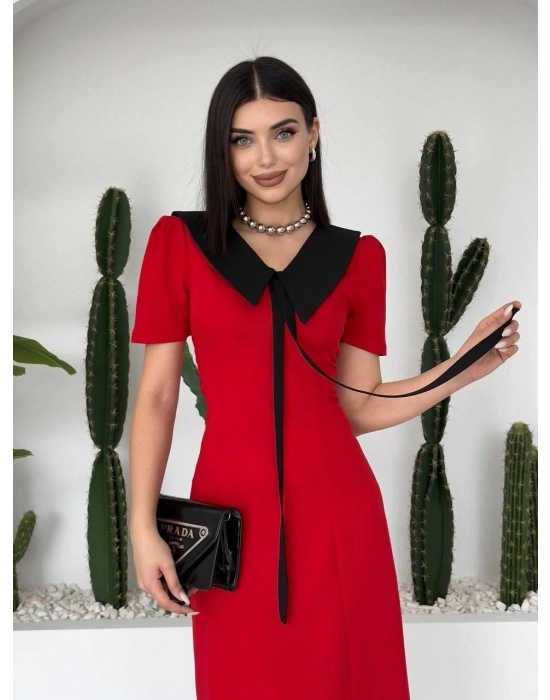 Zerra Yaka Kurdale Detay Elbise