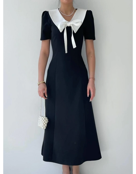 Zerra Yaka Kurdale Detay Elbise